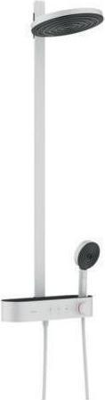 Produktbild hansgrohe Showerpipe 260 2jet mit ShowerTablet Select 400 : Farbe - Matt White