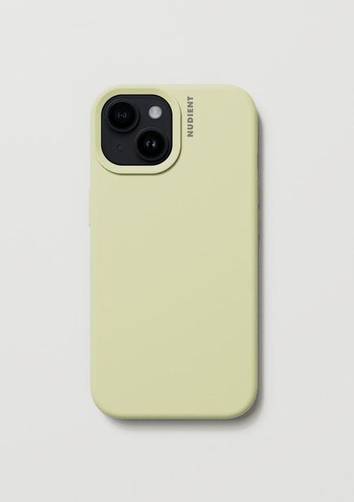 Actual product image Nudient Back Cover Base Case iPhone 15 Pale Yellow (Apple iPhone 15)
