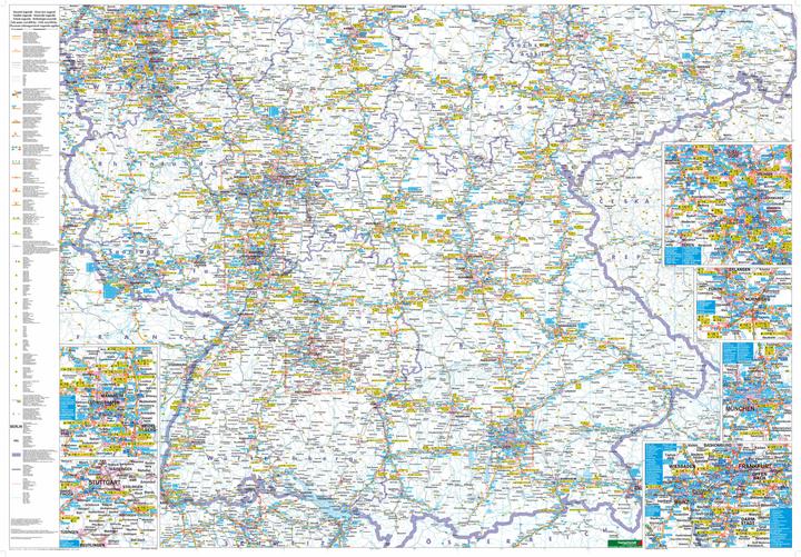 Produktbild Deutschland Autobahnkarte