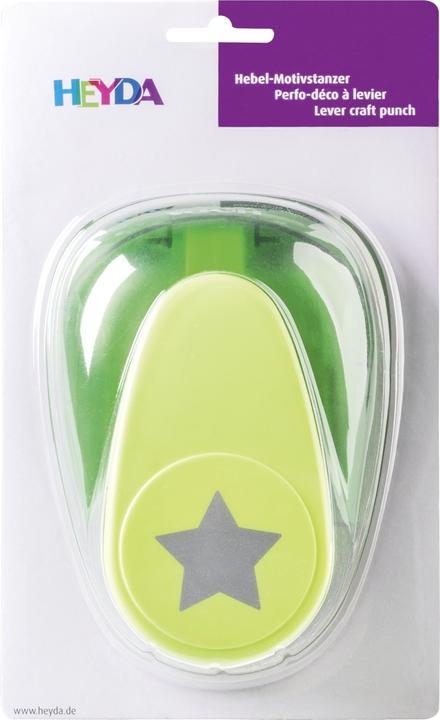 Actual product image Heyda Motif punch XXL "Star", colour: green