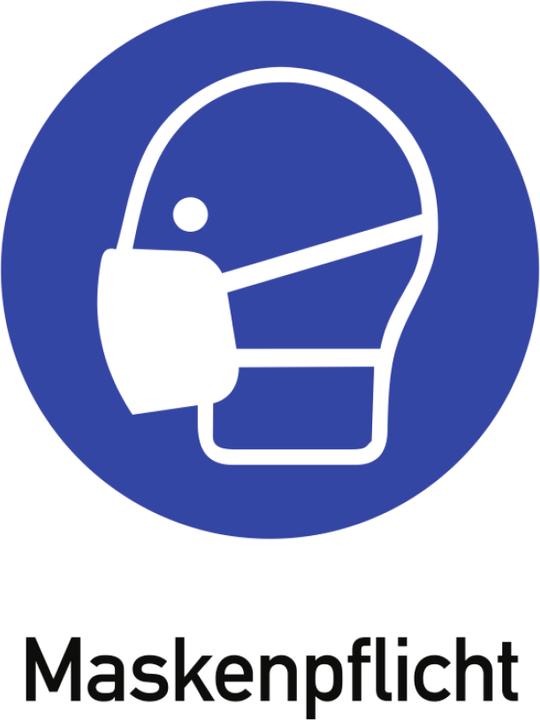 Moravia Signalisation d'obligation de porter un masque Film, 210x297 mm