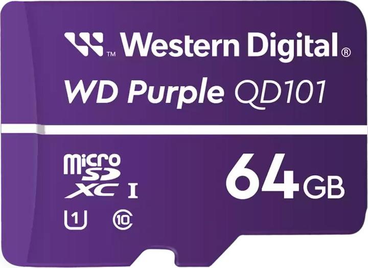 Produktbild WD Purple SC QD101 (64 GB, microSDXC, U1, UHS-I)