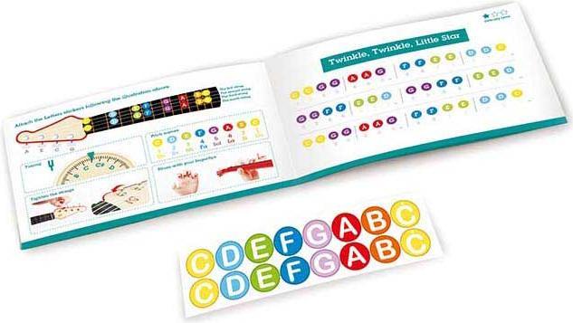 Actual product image Hape Electric learning ukulele, blue