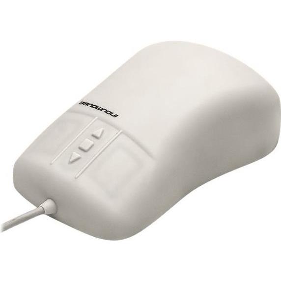 Gett Indumouse Pro Maus (Kabelgebunden), Maus, Grau
