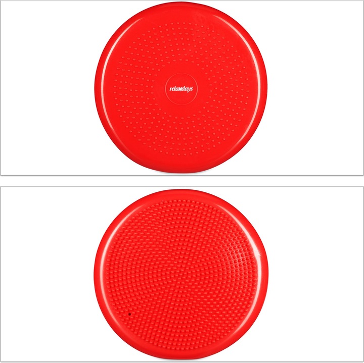 Image du produit Relaxdays Disque d'équilibre de 33 cm avec pompe à air