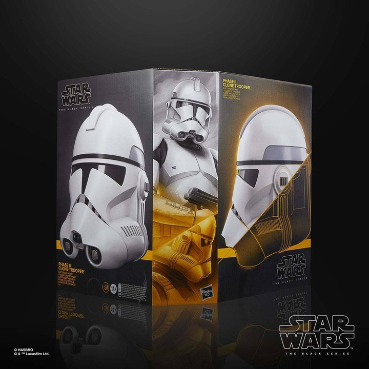 Produktbild Hasbro The Black Series elektronischer Phase II Clone Trooper Premium Helm