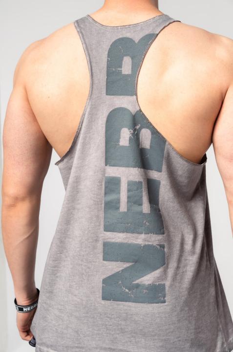 Actual product image Nebbia Washed-off oversized tank top Max Out 359 - light grey (XXL)