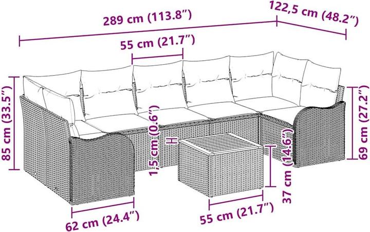 Produktbild vidaXL Kate