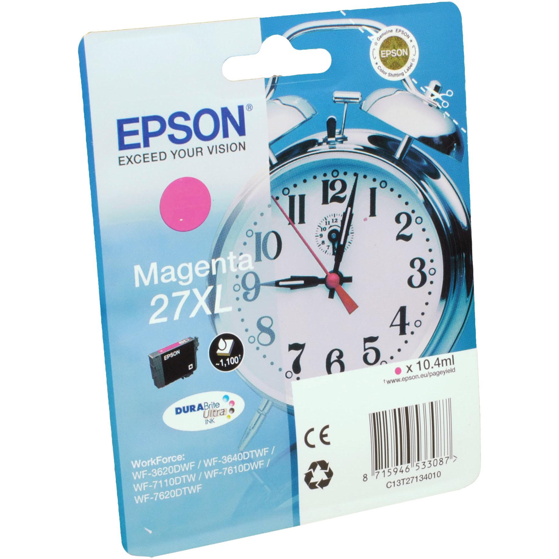 Epson, Druckerpatrone, 27XL DuraBrite Ultra (M)