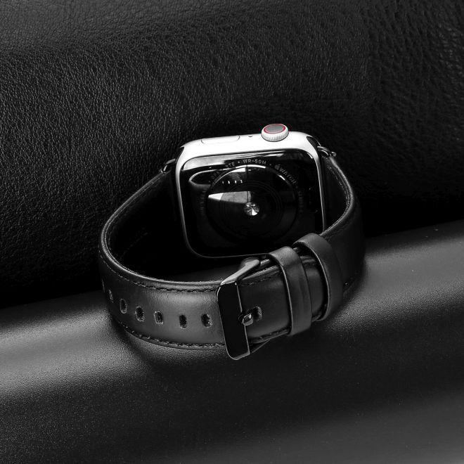 Immagine prodotto Dux Ducis Cinturino di ricambio in vera pelle della serie Business (44 mm, 45 mm, 42 mm, Vera pelle, Apple Watch Serie 4, Apple Watch Serie 5, Apple Watch Serie 6, Apple Watch Series 7, Apple Watch Series 8, Apple Watch Series 9, Apple Watch SE, Apple Watch Series 1, Apple Watch Series 2, Apple Watch Series 3)