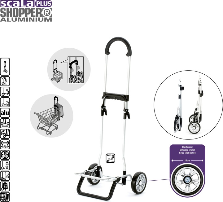 Actual product image Andersen Scala Shopper Plus Sofia shopping trolley 58 cm