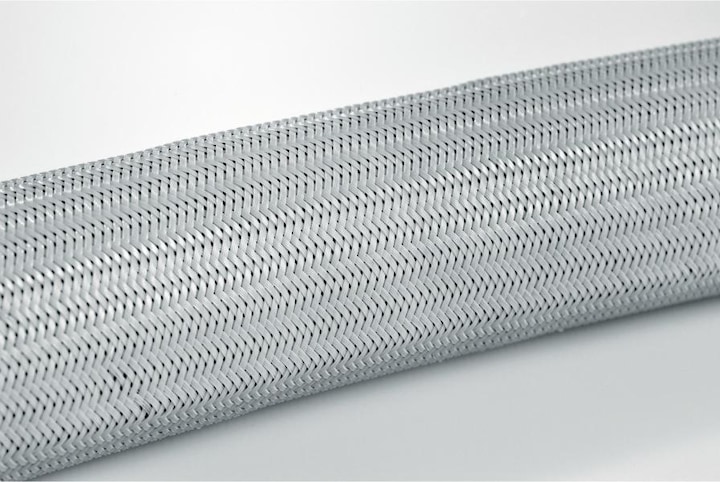 Produktbild HellermannTyton 170-20800 HEGPA6608-PA66-GY Geflechtschlauch Grau Polyamid 5 bis (10000 cm)