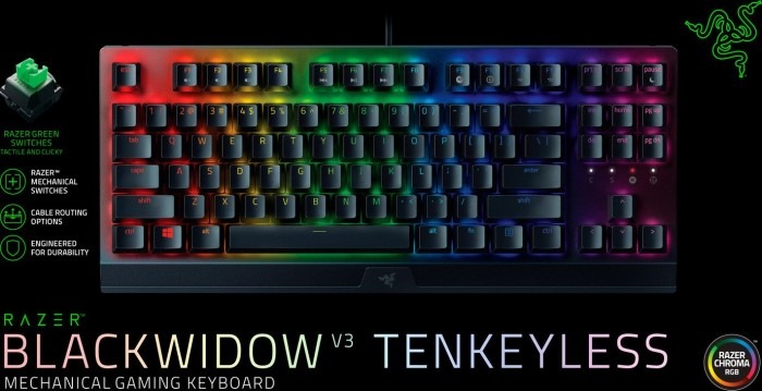 Image du produit Razer BlackWidow V3 TKL (US, Filaire)