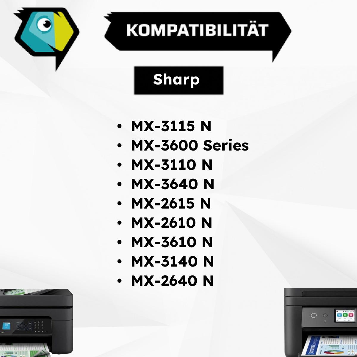 Thumbnail - Inkadoo, Toner, Toner kompatibel zu Sharp MX-36GTMA Toner, magenta Magenta (M)