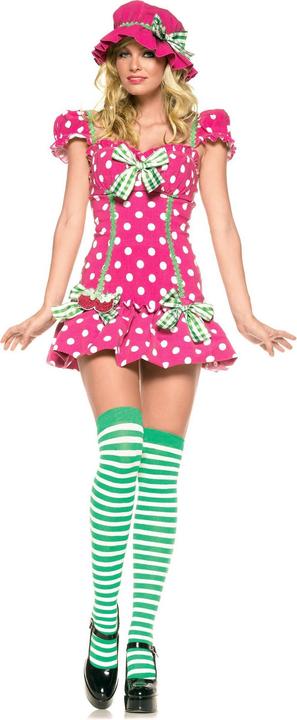 Produktbild Leg Avenue Himbeere - kurzes Damen Kostüm Kleid für Fasching (XS)