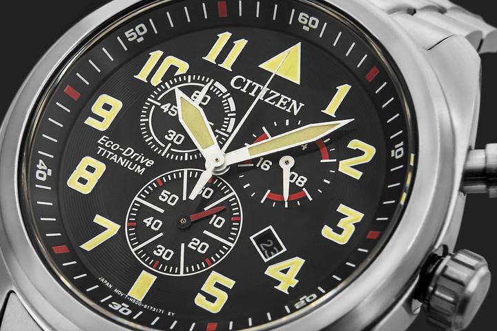 Produktbild Citizen AT2480-81E Eco-Drive Super-Titanium Chronograph 43mm (Chronograph, 42 mm)