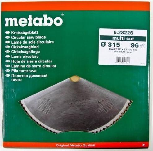 Productafbeelding Metabo Cirkelzaagbladen HW / CT, hardmetaal getipt