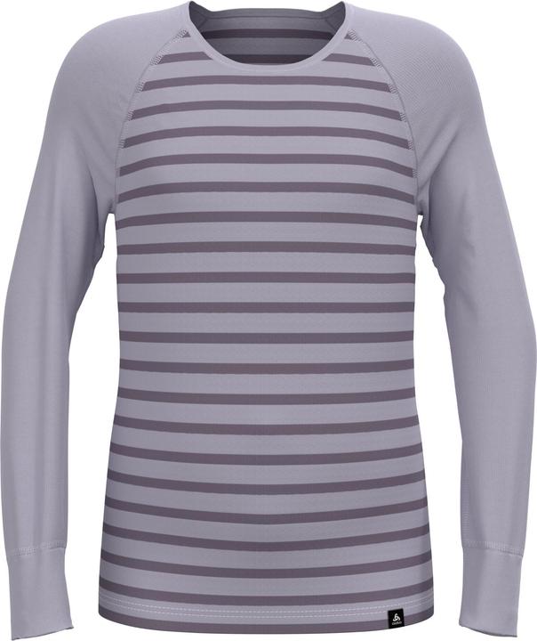 Actual product image Odlo BL TOP crew neck l/s ACTIVE WARM KIDS STRIPES (140)