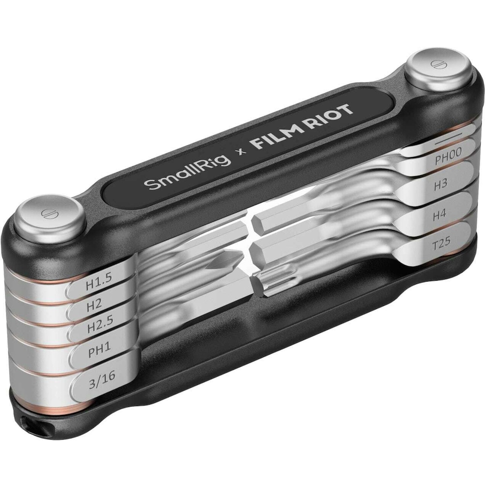 SmallRig x FILM RIOT 10 in 1 Detent Folding Multi Tool Kit (Black) 4375, Video Zubehör, Schwarz