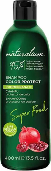 Naturalium SUPER FOOD pommegranate color protect shampoo 400 ml (400 ml, Flüssiges Shampoo)