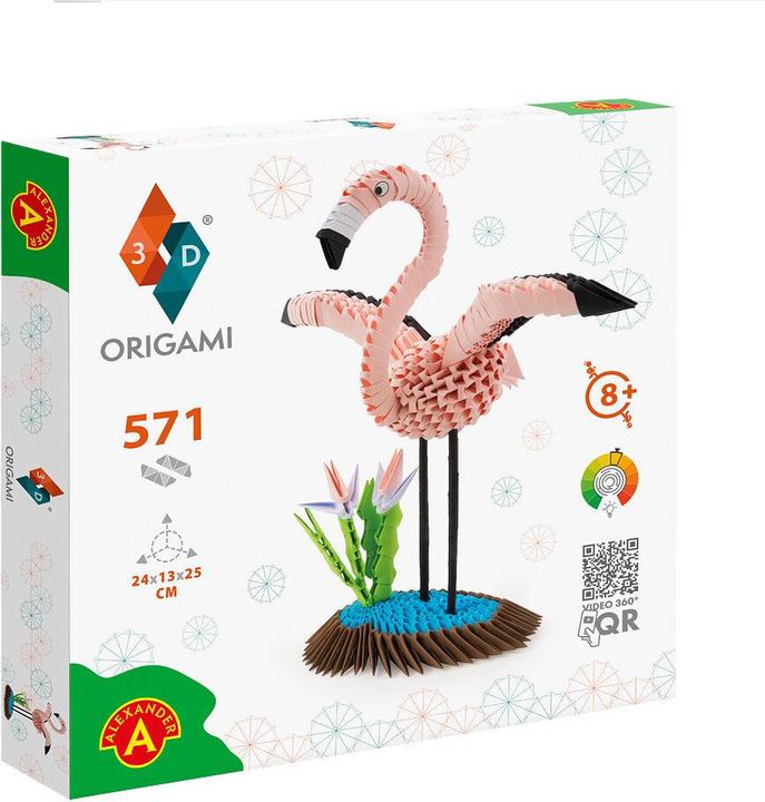 Alexander Origami 3D Flamingo