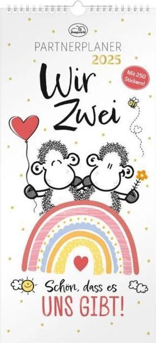 Sheepworld Pianificatore partner (23 x 49 cm, Tedesco)