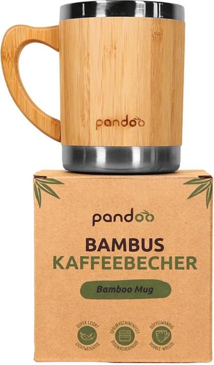 Produktbild Pandoo Kaffeebecher Bambus/ES (1x)