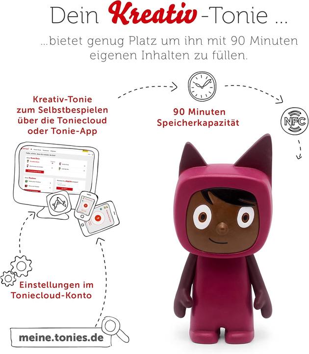 Produktbild Tonies Kreativ Tonie Beere (dunkelbraun) (Deutsch)