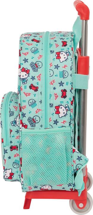 Immagine prodotto Hello Kitty Zaino scuola con ruote Sea lovers turchese 26 x 34 x 11 cm