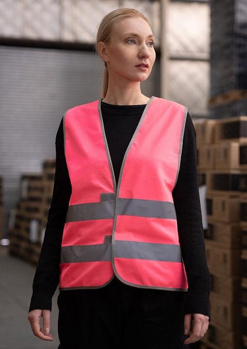 Actual product image Korntex High visibility waistcoat in asymmetric design (XS)