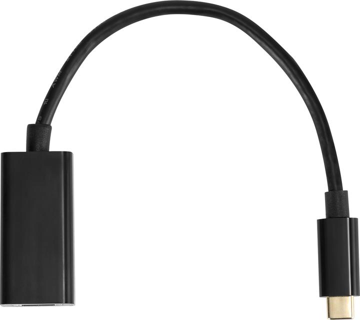 Produktbild Deltaco Modulinis adapterio??iedas, HDMI?? USB-C, juodas / HDMI-AR11 / 1902497 (HDMI, USB Typ-C, 15 cm)