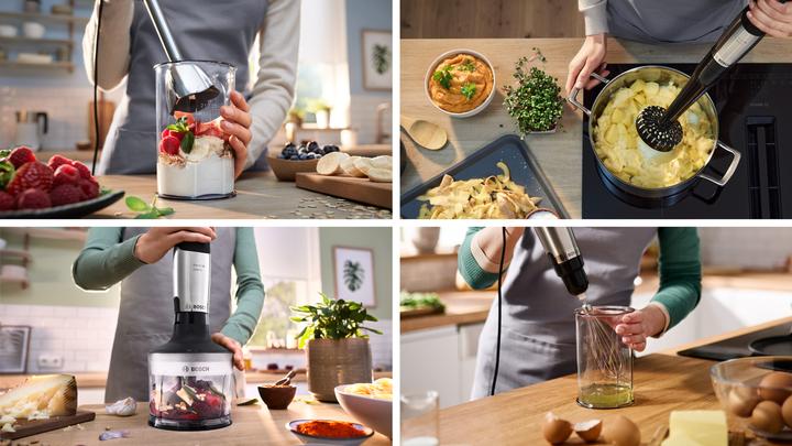 Produktbild Bosch Hausgeräte Series 6, Hand blender, ErgoMaster, 1000 W, Stainless steel, MSM6M633