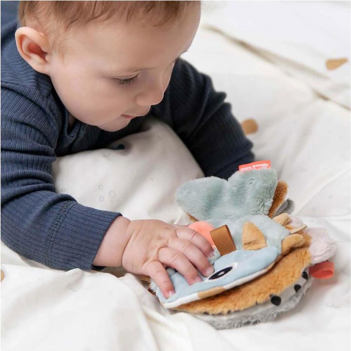 Image du produit Done by Deer baby voelboekje Sea friends Colour Mix 16 x 13 cm (Allemand)