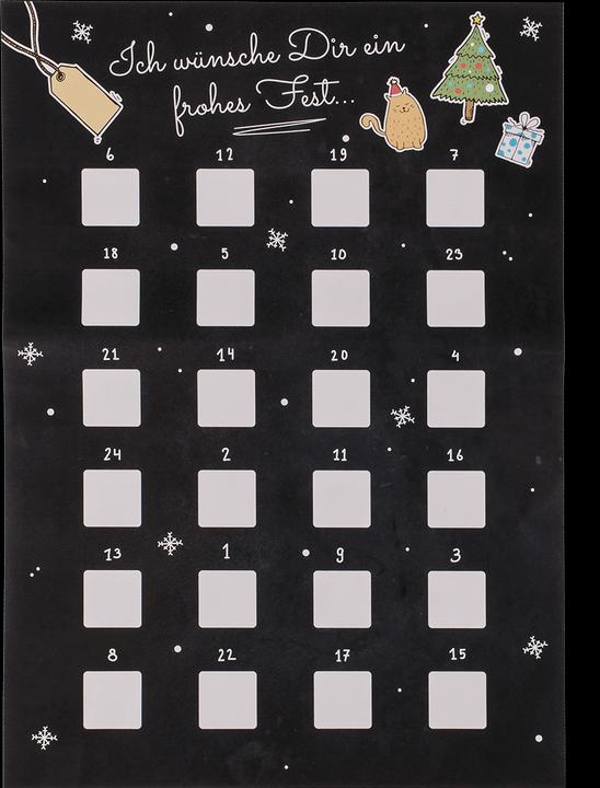 Produktbild Out of the blue DIY Adventskalender Kratzpapier zum aufrubbeln