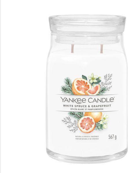 Produktbild Yankee Candle Duftkerze White Spruce & Grapefruit Signature Large Jar (567 g)