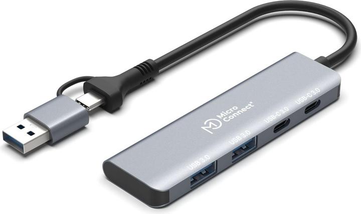 Actual product image MicroConnect USB 3.0 Hub 4-Port with (USB-C, 4 ports)