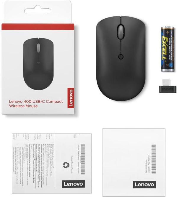 Actual product image Lenovo 400 USB-C WIRELESS COMPACT (Wireless)