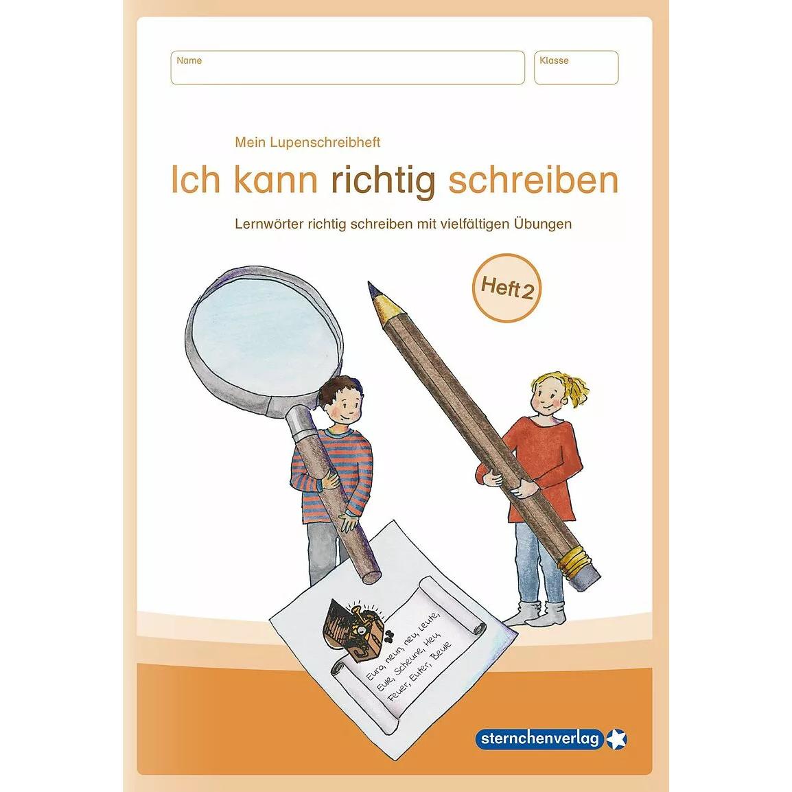 Mein Lupenschreibheft 2 - Ich kann richtig schreiben -, Schulbücher von Katrin Langhans