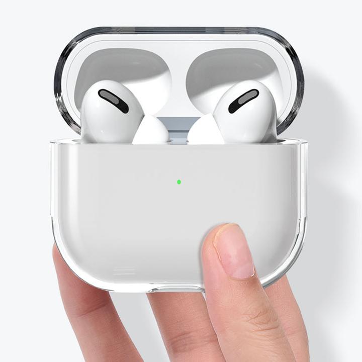 Image du produit Hurtel Coque pour AirPods 3 coque rigide et solide pour casque transparent (cas A) (Couvercle de l'étui de chargement)