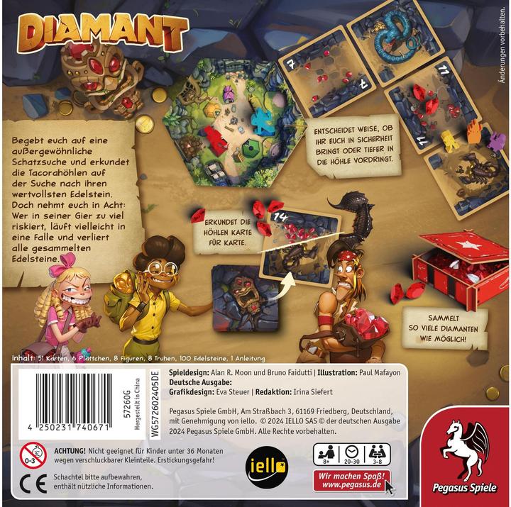 Actual product image Pegasus 57260G - Diamond (DE) (German, 3 - 8 Players)