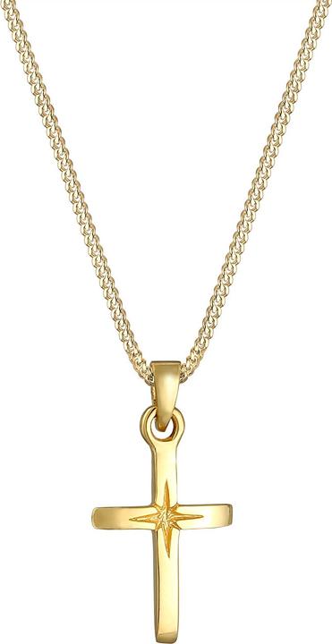 Image du produit Elli Collier Croix symbole pendentif religion 925 argent sterling (Argent sterling 925, 45 cm)