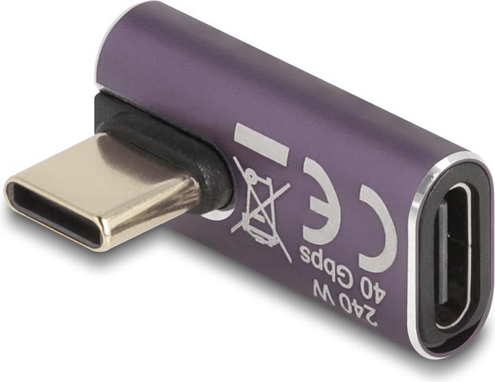 Produktbild Delock USB Adapter 40 Gbps USB Type-C PD 3.1 240 W Stecker z (USB Typ-C, 2.50 cm)