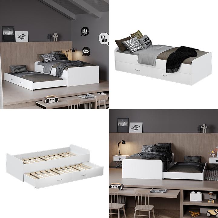 Produktbild Oskar-Store Jaspar mit Lattenrost, ohne Matratze (90 x 200 cm)