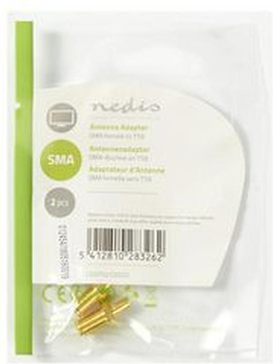 Produktbild Nedis Adapter, TS9 SMA-Buchse, Packung à 2 Stück (8 cm)