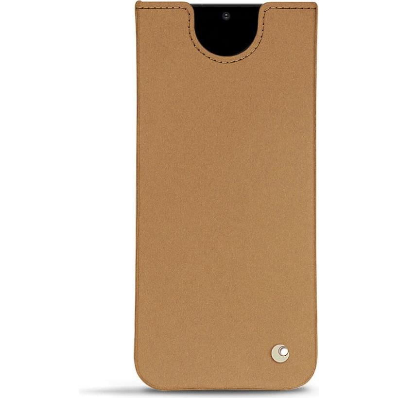 Noreve Lederschutzhülle (Samsung Galaxy S20), Smartphone Hülle, Beige