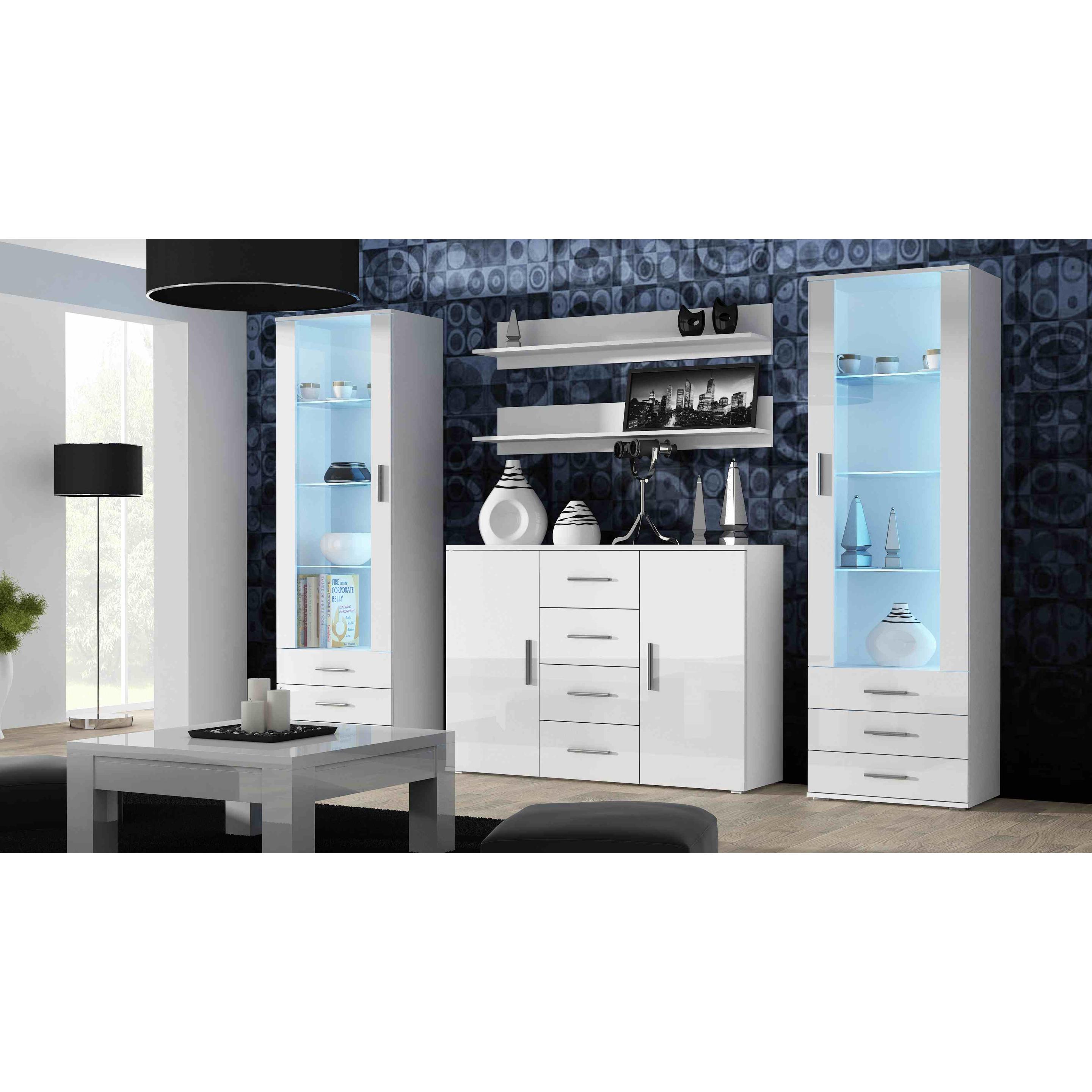 Thumbnail - Cama, Kommode + Sideboard, UNI BI/BI Wohnzimmer-Sideboard 2 Tür(en) (132 x 38 x 92 cm)