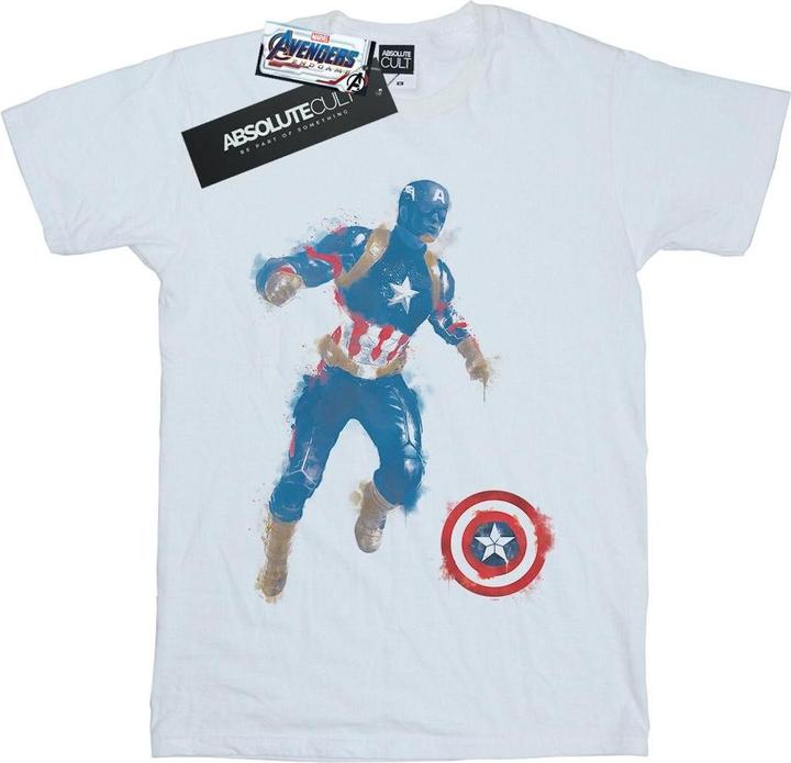 Produktbild Avengers Endgame Painted Captain America TShirt (S)