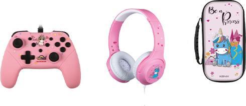 Actual product image Konix Gamer Pack Be Princess - Unik (Switch)