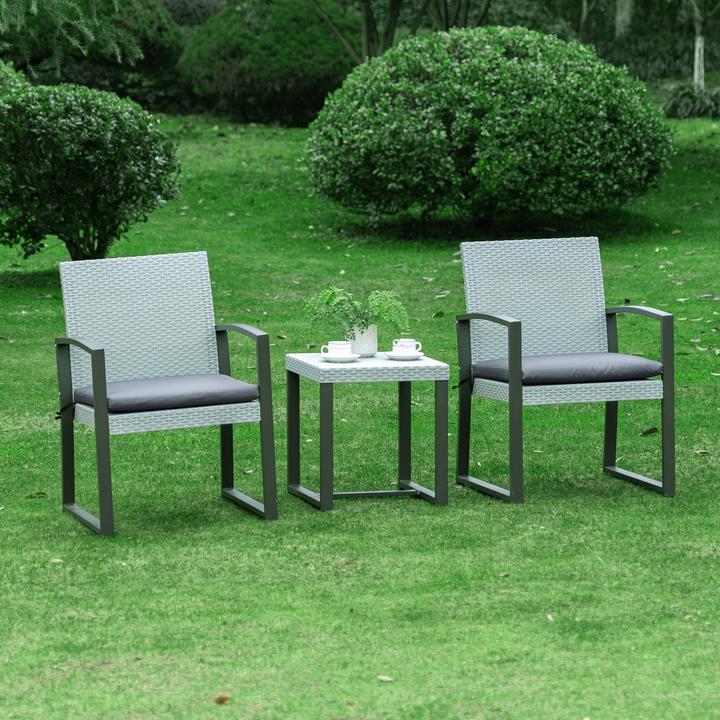 Actual product image Outsunny Garden furniture set consisting of 3 pieces
