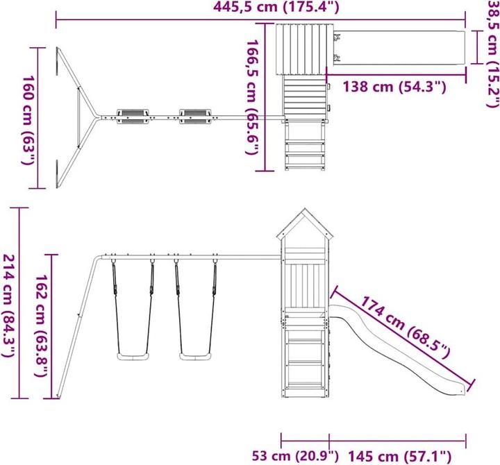 Immagine prodotto vidaXL Spielplatz